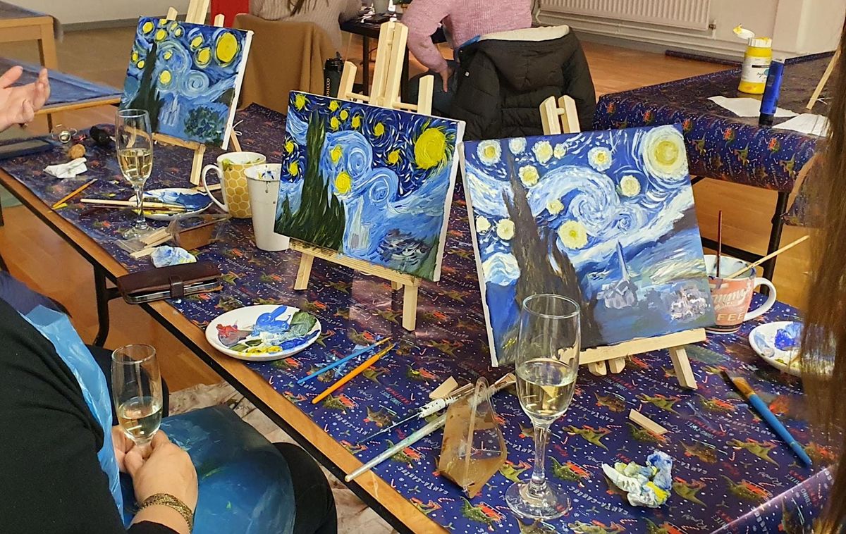Prosecco & Paint Party 2 with Steadyhanded, Vault Artist Studios