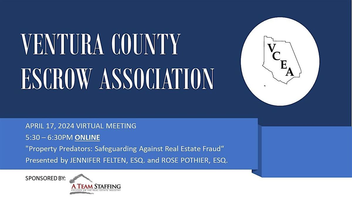 VCEA 2024 April Virtual Meeting, April 17 2024 | Online Event | AllEvents