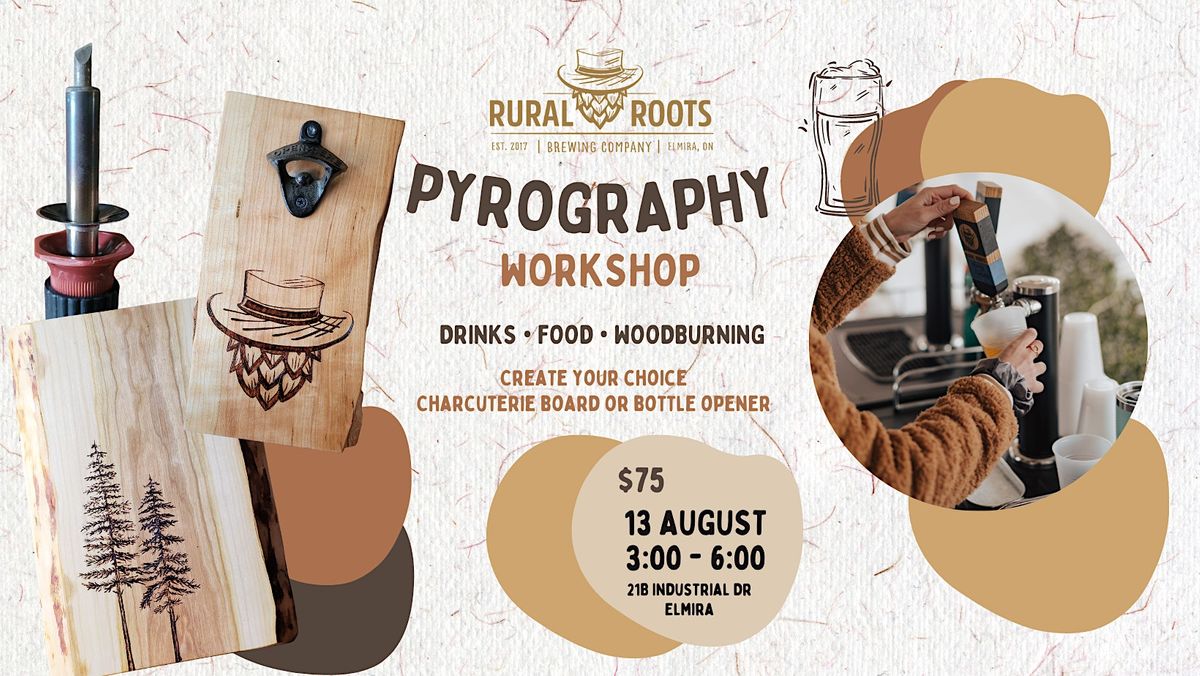 Beer and Burn Woodburning Rural Roots Brewing Company