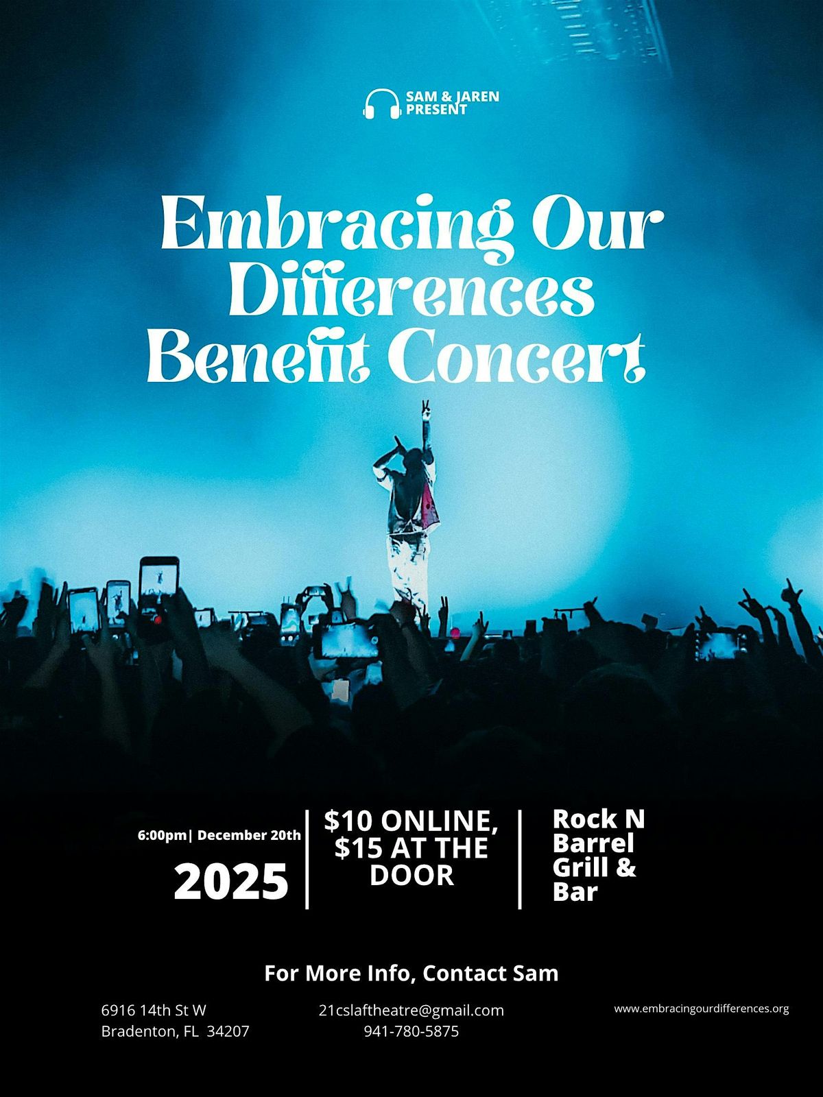Embracing Our Differences Benefit Concert, 20 December | Event in Bradenton | AllEvents