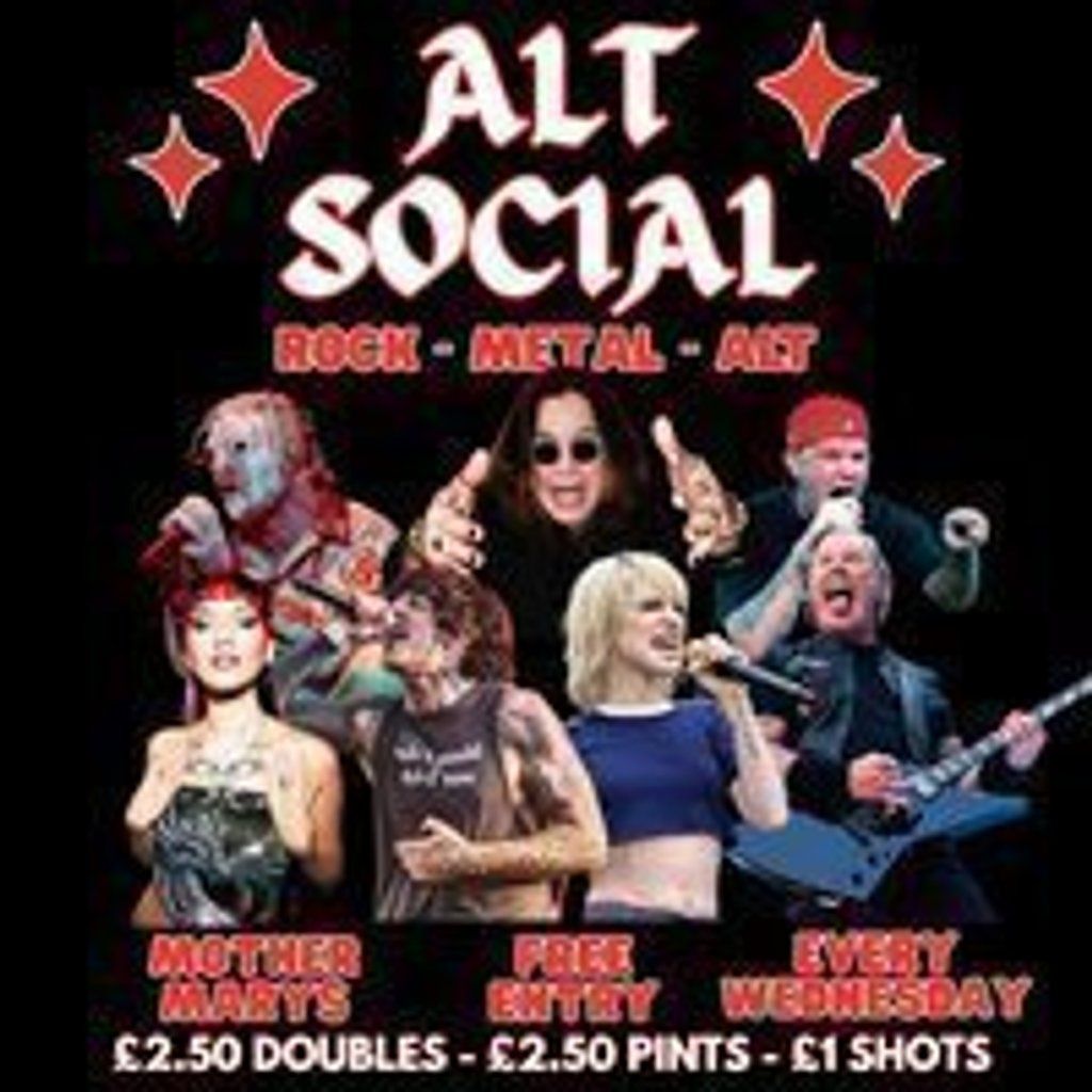 ALT SOCIAL - Rock / Metal / Alt Club (FREE ENTRY), 17 December | Event in Manchester | AllEvents