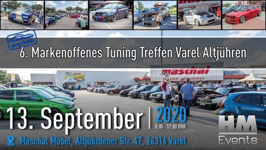 6 Markenoffenes Tuning Treffen Varel Altjuhrden Maschal Mobel September 13 Allevents In