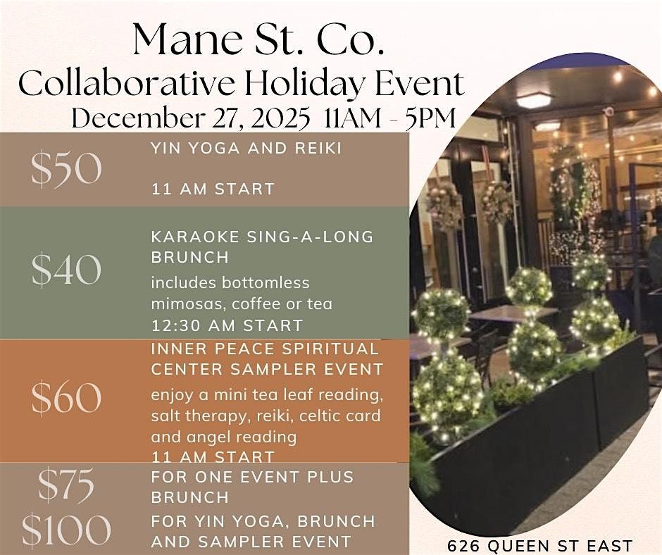 Mane St Co. Holiday Collaborative Event