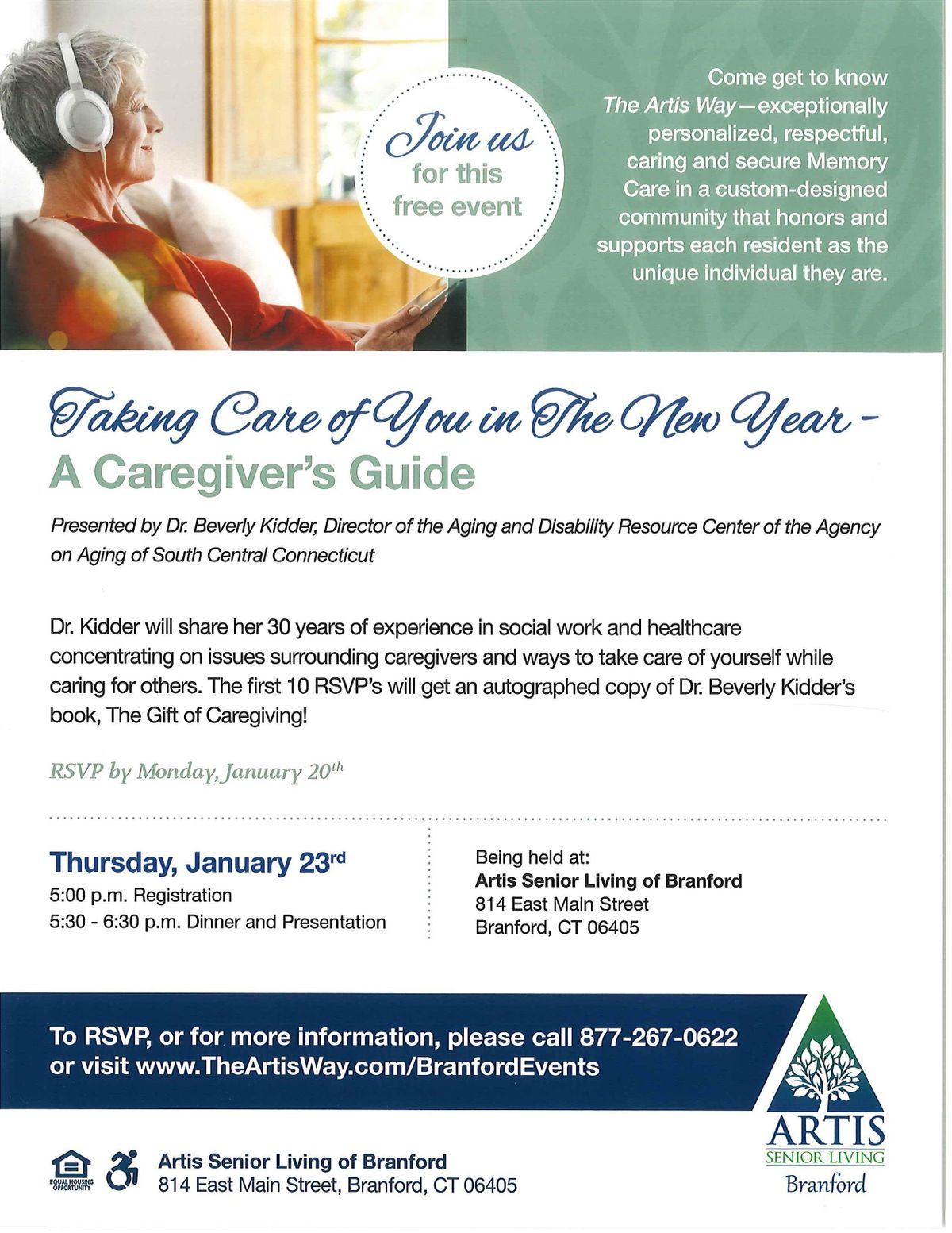 Taking Care Of You In The New Year A Caregivers Guide At Artis Senior Living Of Branford Branford