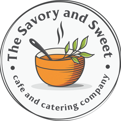 The Savory and Sweet Cafe and Catering Company logo