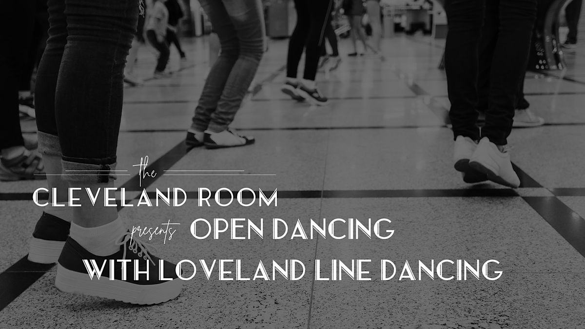 Open Dancing featuring Loveland Line Dancing, desk chair workspace