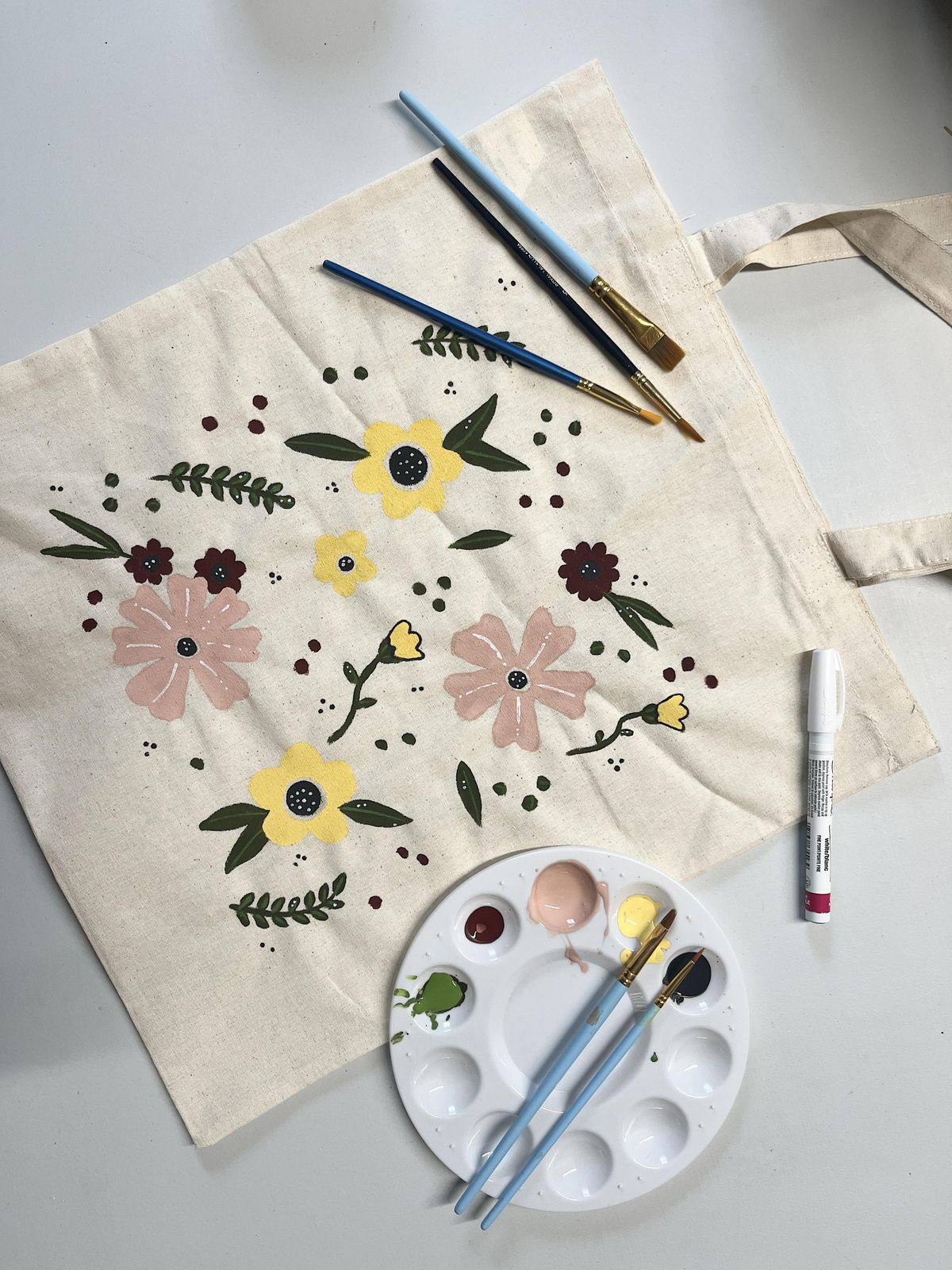 Painted Tote Bag Workshop, Hello Maker, London, 7 February 2024 ...