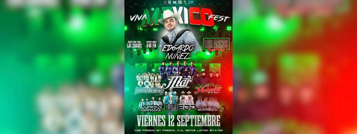EDGARDO NUÑEZ, BANDA REVOLUCION Y MAS, 12 September | Event in Fresno | AllEvents