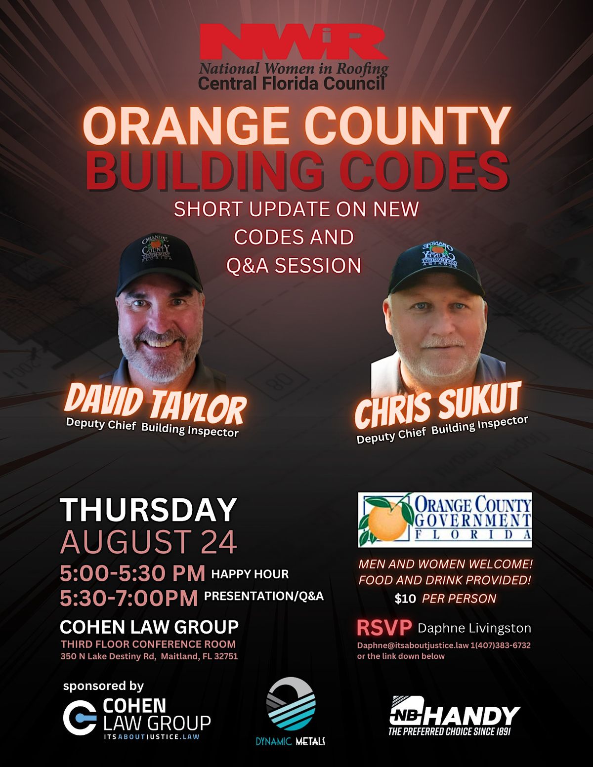 Orange County Building Codes, Cohen Law Group, Maitland, 24 August 2023