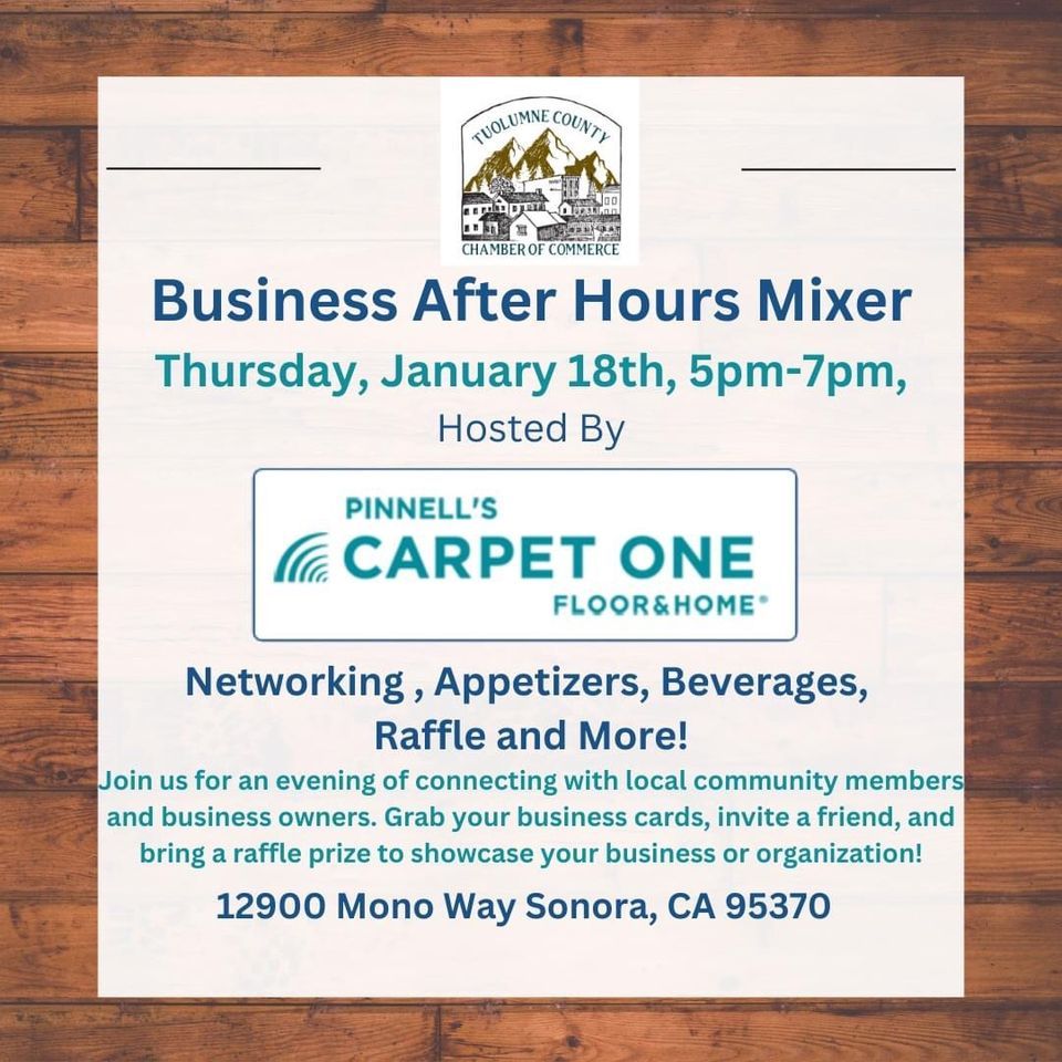 Tuolumne County Chamber January mixer!, 197B Mono Way, Sonora, CA