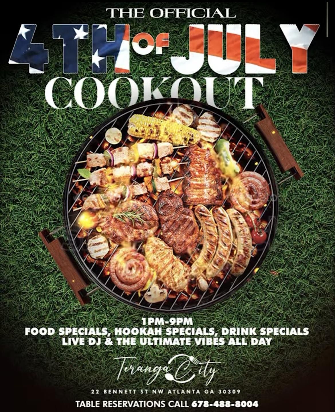 THE BIGGEST COOKOUT/BLOCK PARTY IN BUCKHEAD!, Teranga City Ultra Lounge
