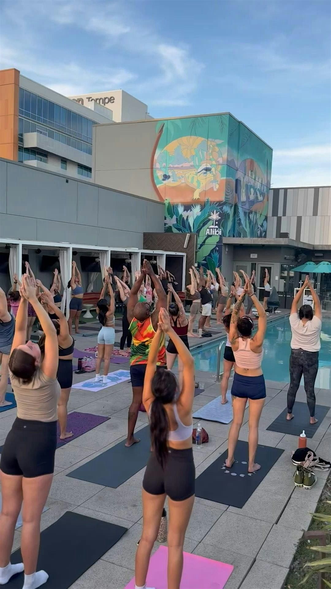 Sunset Yoga  @ Alibi Rooftop Lounge (Canopy Hilton Hotel) | Event in Tempe | AllEvents