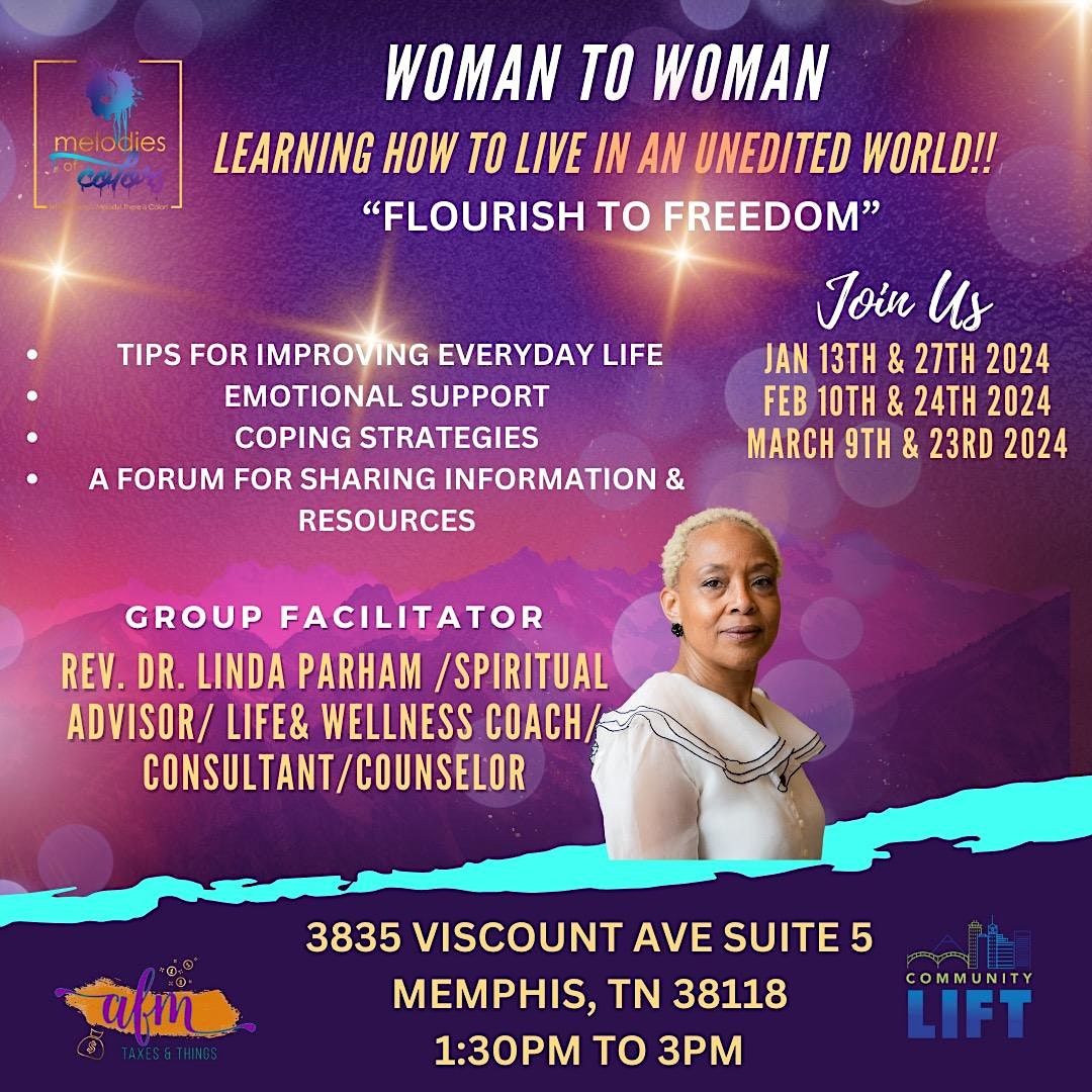 WOMAN TO WOMAN LEARNING HOW TO LIVE IN AN UNEDITED WORLD!, 3835
