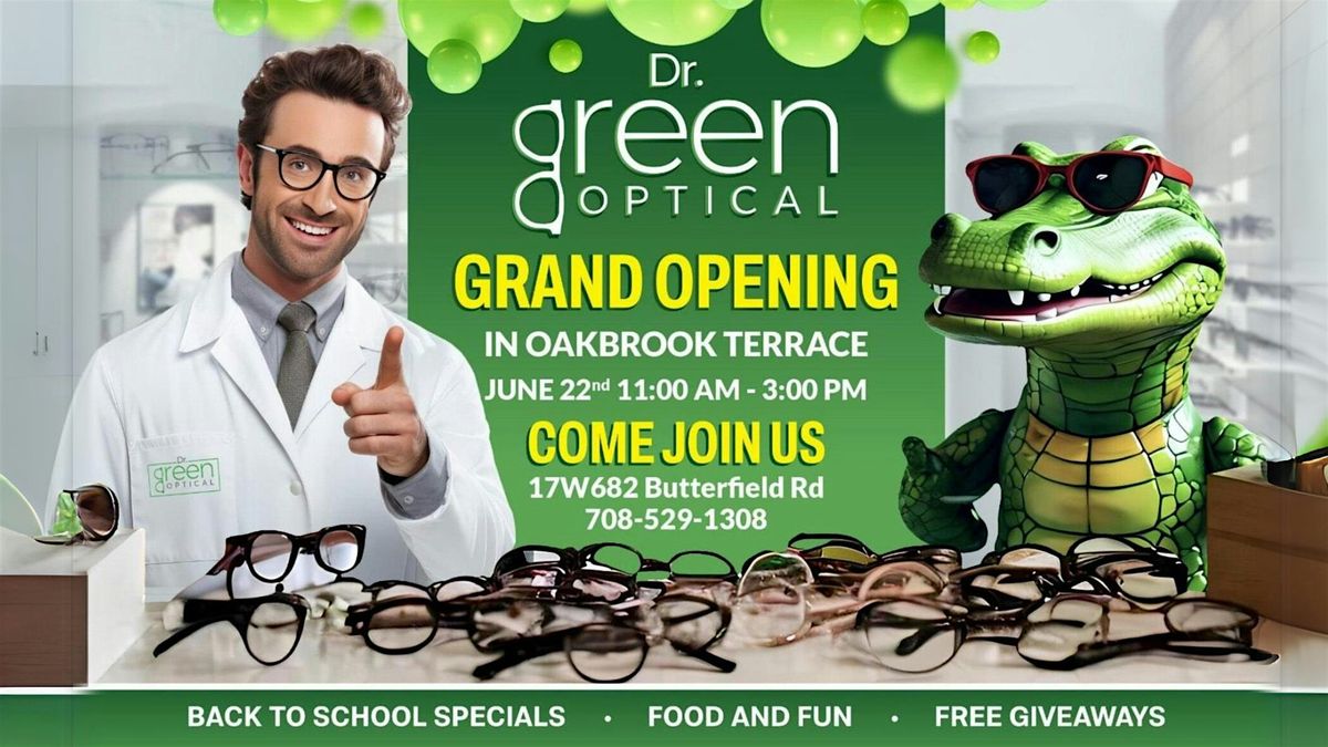 OAK BROOK TERRACE | OPTICAL STORE | COMMUNITY EVENT| DR GREEN OPTICAL ...