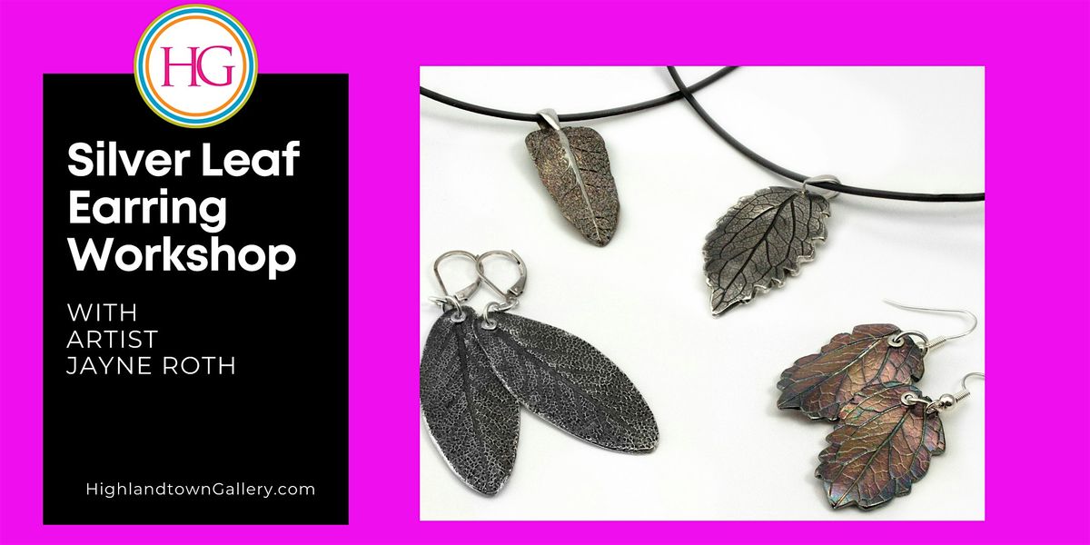 Create Botanical Earrings or Pendant  with Jayne Roth - 1 Day Workshop | Event in Baltimore | AllEvents