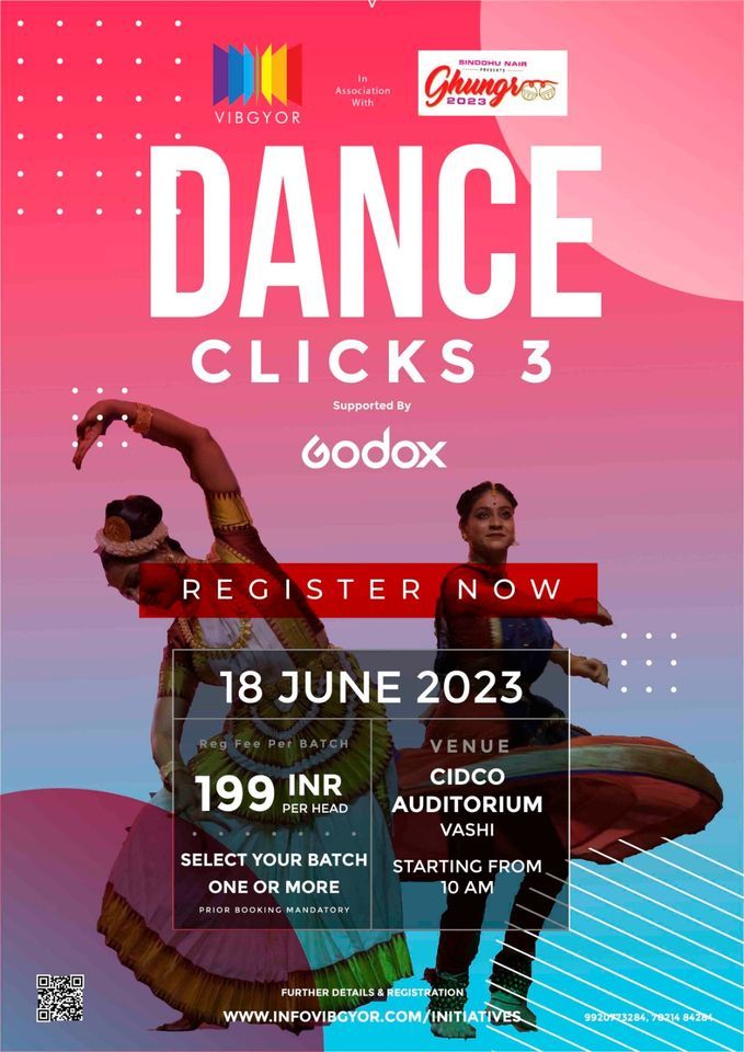 Dance Clicks 3, Cidco Auditorium Vashi, Mumbai, 18 June 2023 AllEvents.in