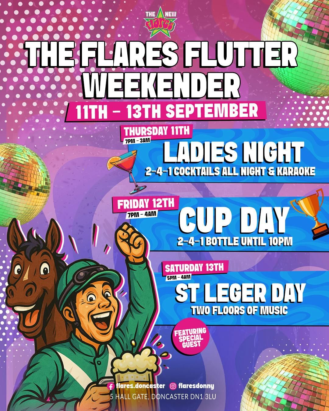 Flares Flutter Weekender - Ladies Night, 11 September | Event in Doncaster | AllEvents