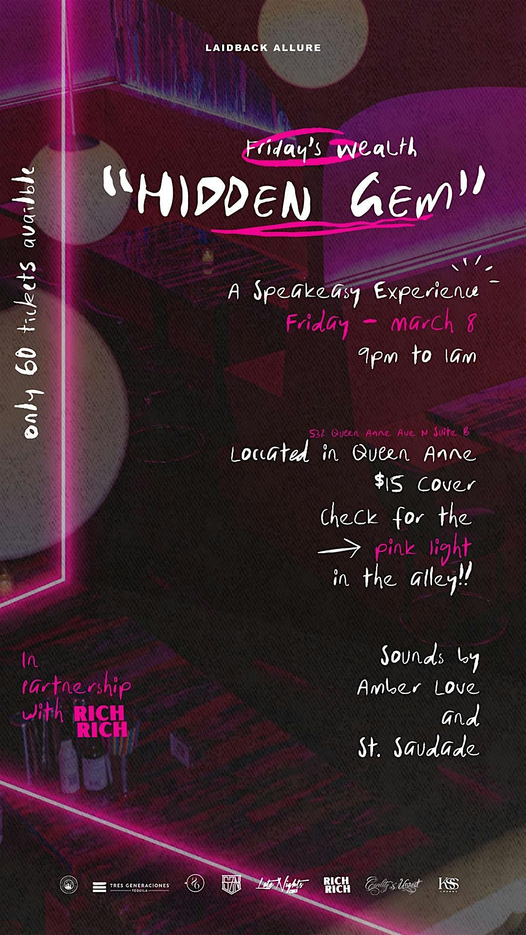Hidden Gem, Rich Rich, Seattle, 8 March to 9 March | AllEvents