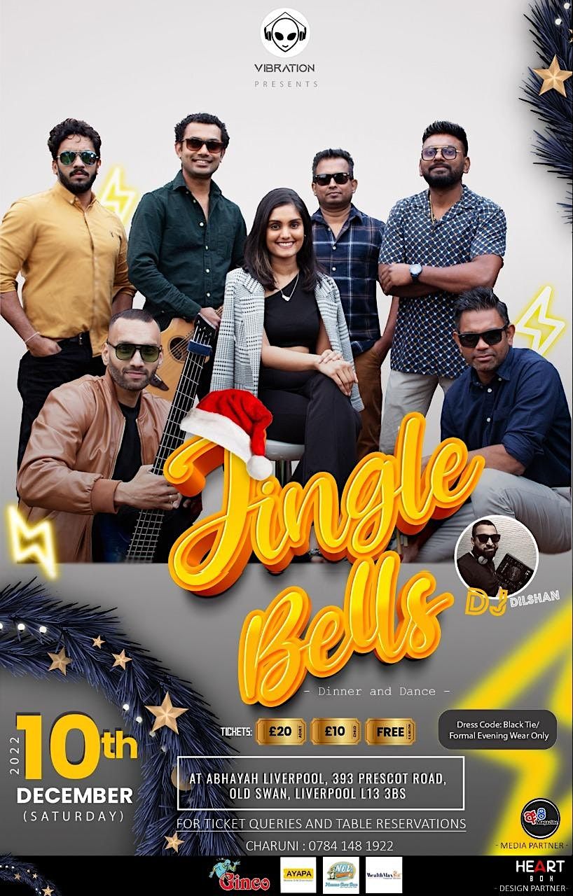 Jingle Bells Dinner and Dance 2022, Abhayah Liverpool, Old Swan