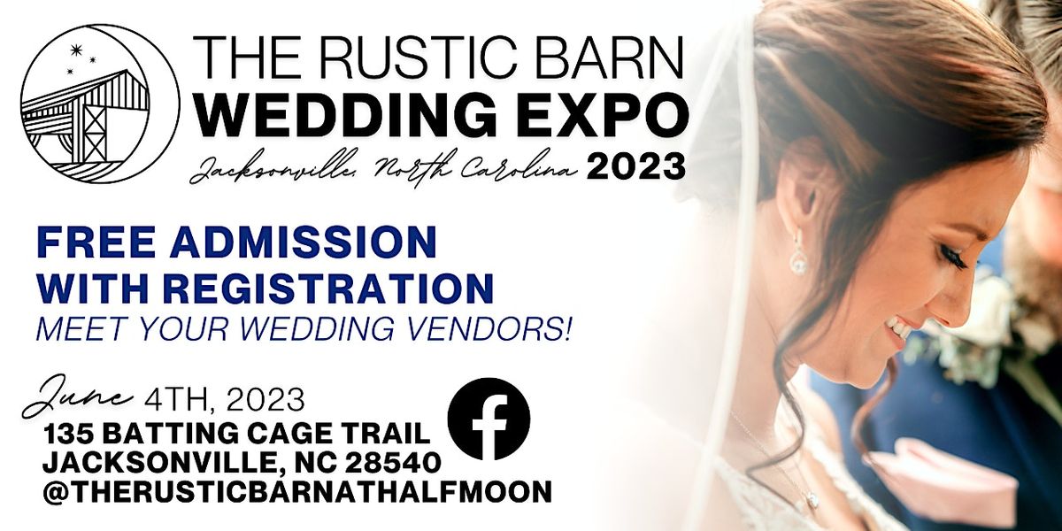 The Rustic Barn at Half Moon 2023 Wedding Expo, 135 Batting Cage Trail