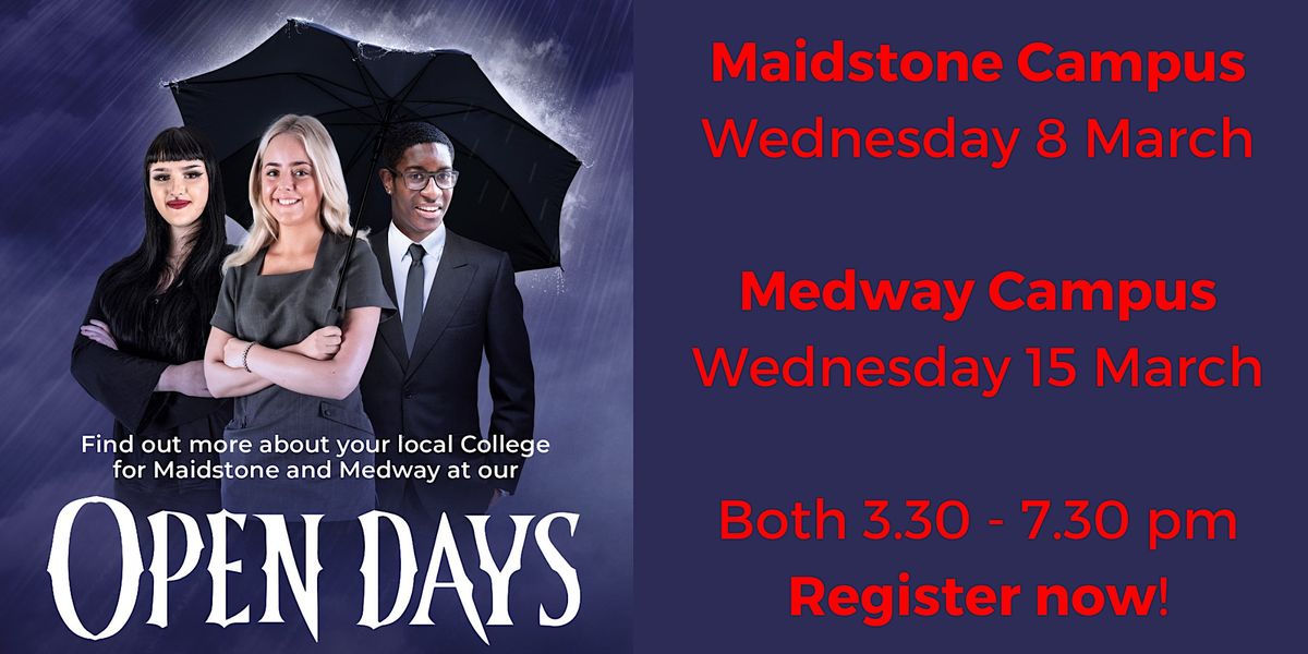 MidKent College open event Wednesday 8 March 2023 (Maidstone Campus), MidKent College Maidstone MidKent College open event Wednesday 8 March 2023 (Maidstone Campus), MidKent College Maidstone