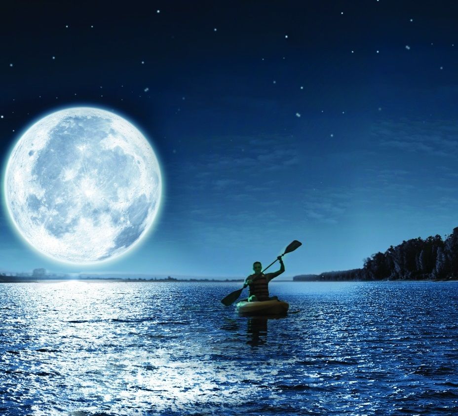 Moonlight Masquerade Hunters Moon Kayak Tour, The Paddling Center