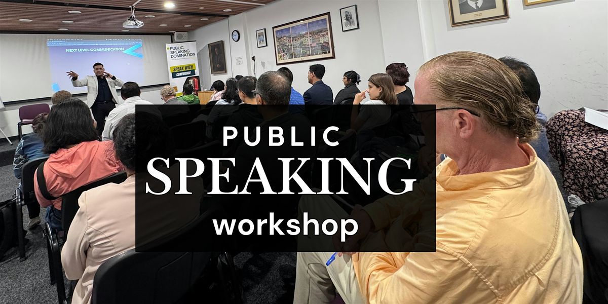 Master Public Speaking & captivate any room with confidence — Online Event | Event in College Station