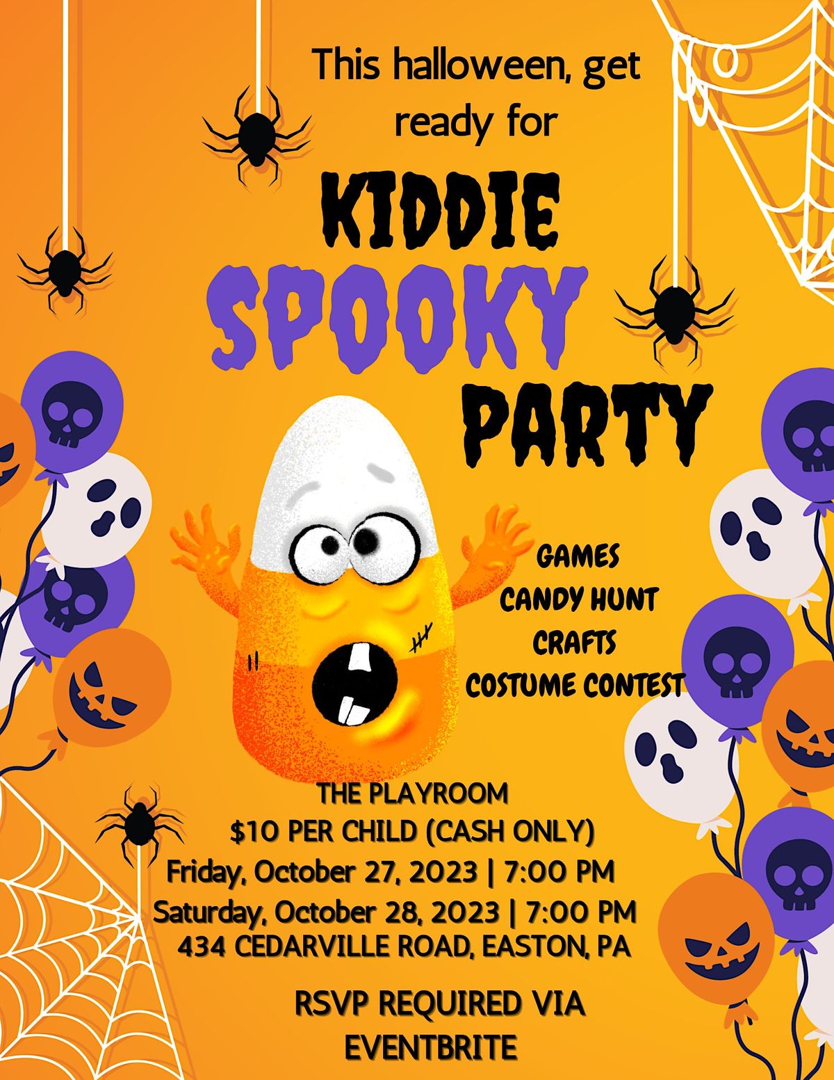 Kids Halloween Party 434 Cedarville Rd Easton 27 October 2023 kids-halloween-party-434-cedarville-rd-easton-27-october-2023