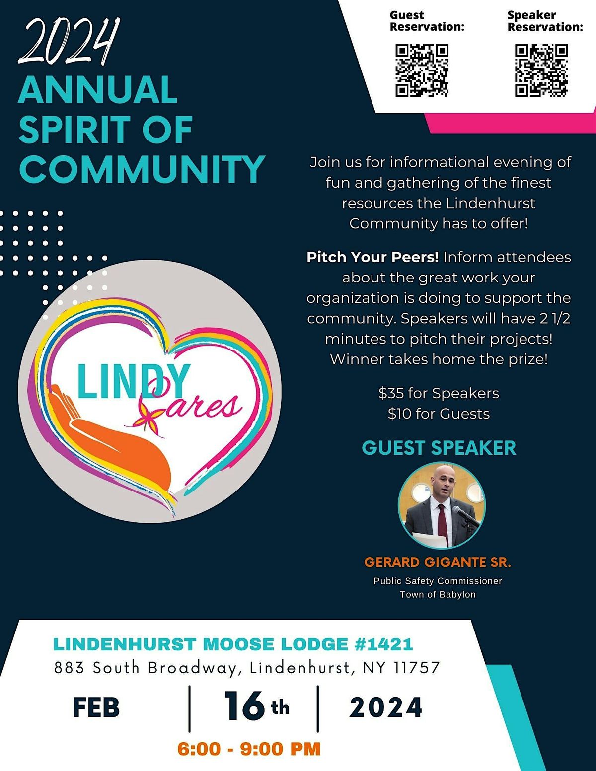 Spirit of the Community, Loyal Order of Moose, South Broadway, Lindenhurst, NY, USA, February 16