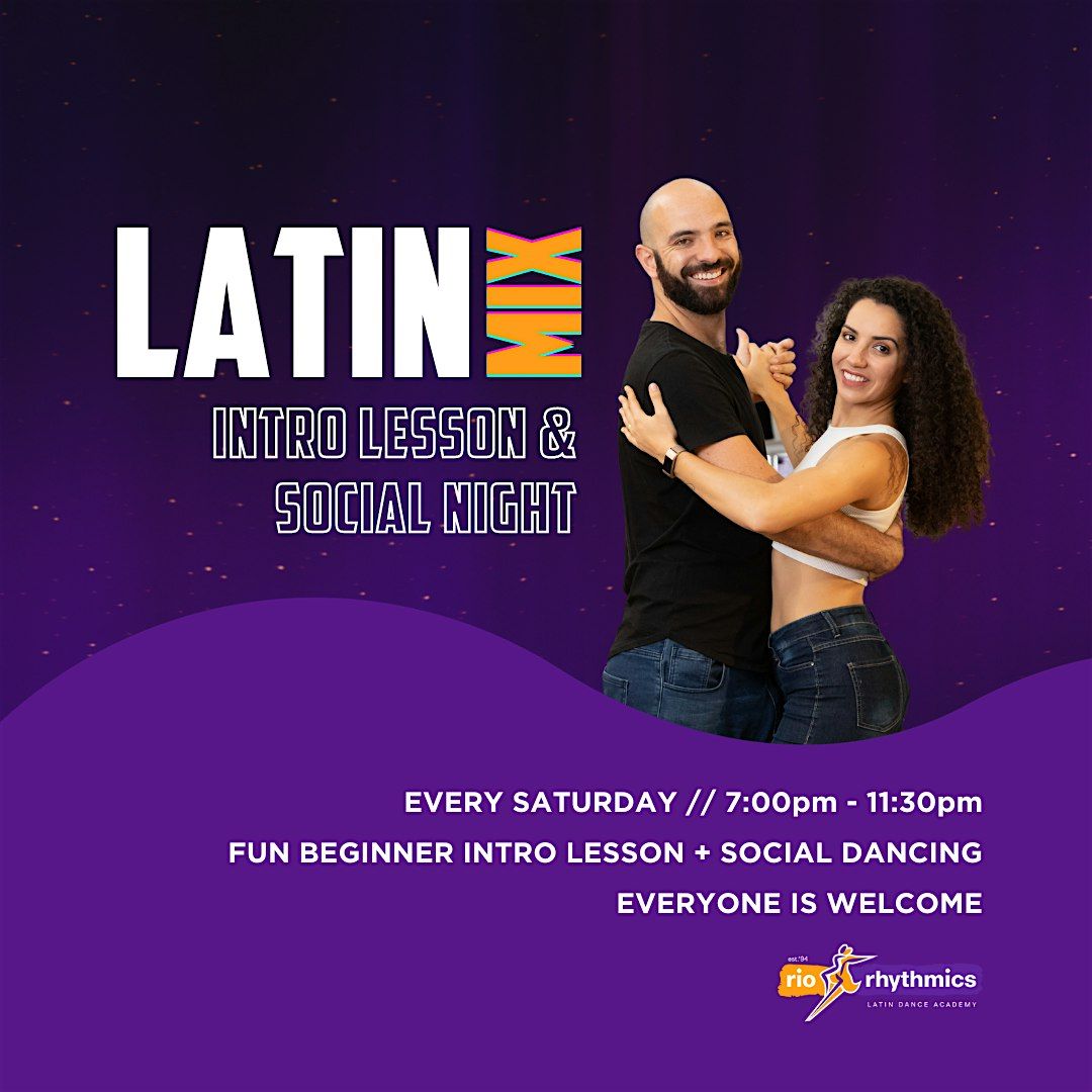 Saturday Night Latin Mix Social Night with Intro Lesson @ 7pm, Rio ...