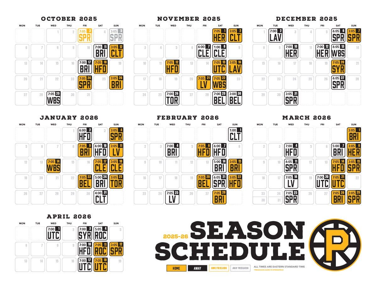 Providence Bruins vs. Bridgeport Islanders, 25 October | Event in Providence | AllEvents