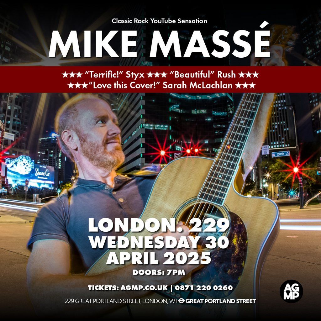 Mike Massé | Event in London | AllEvents