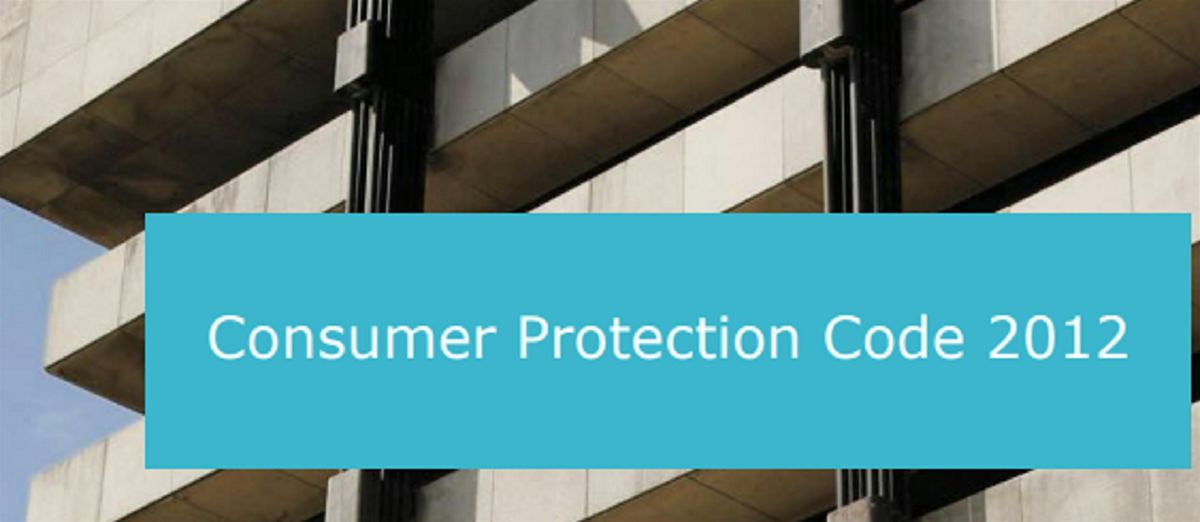 Consumer Protection Code, May 16 2024 | Online Event | AllEvents.in