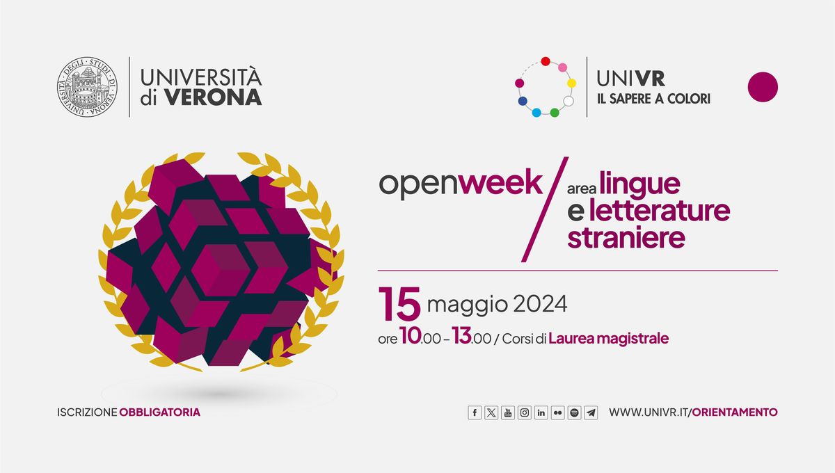 Presentazione delle magistrali Area di Lingue e Letterature Straniere
