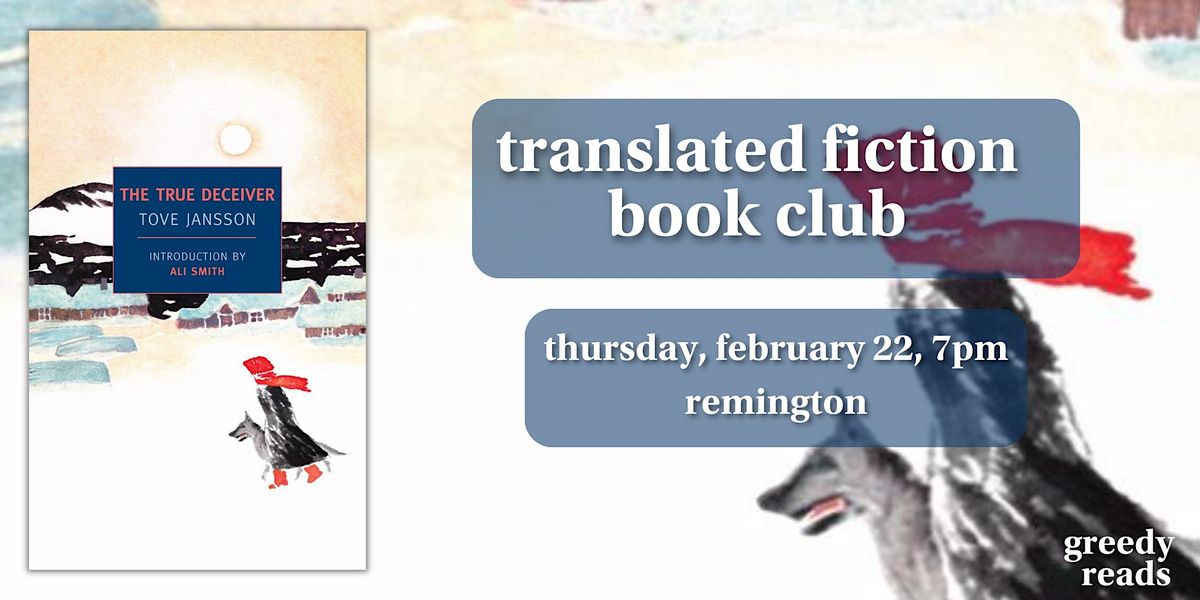 Translated Fiction Book Club: "The True Deceiver" by Tove Jansson