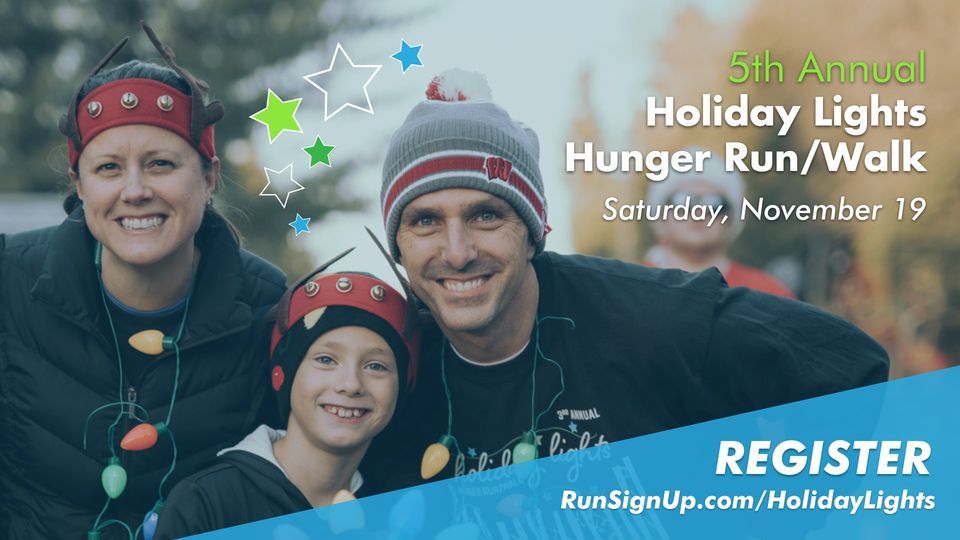 5th Annual Holiday Lights Hunger Run/Walk, Rotary Making Spirits Bright