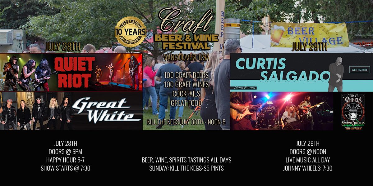 Craft Beer & Wine Fest, Vancouver USA, Esther Short Park, Vancouver, 28