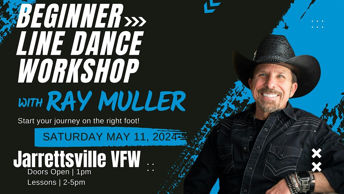 Beginner Line Dance with Ray Muller at Jarrettsville VFW