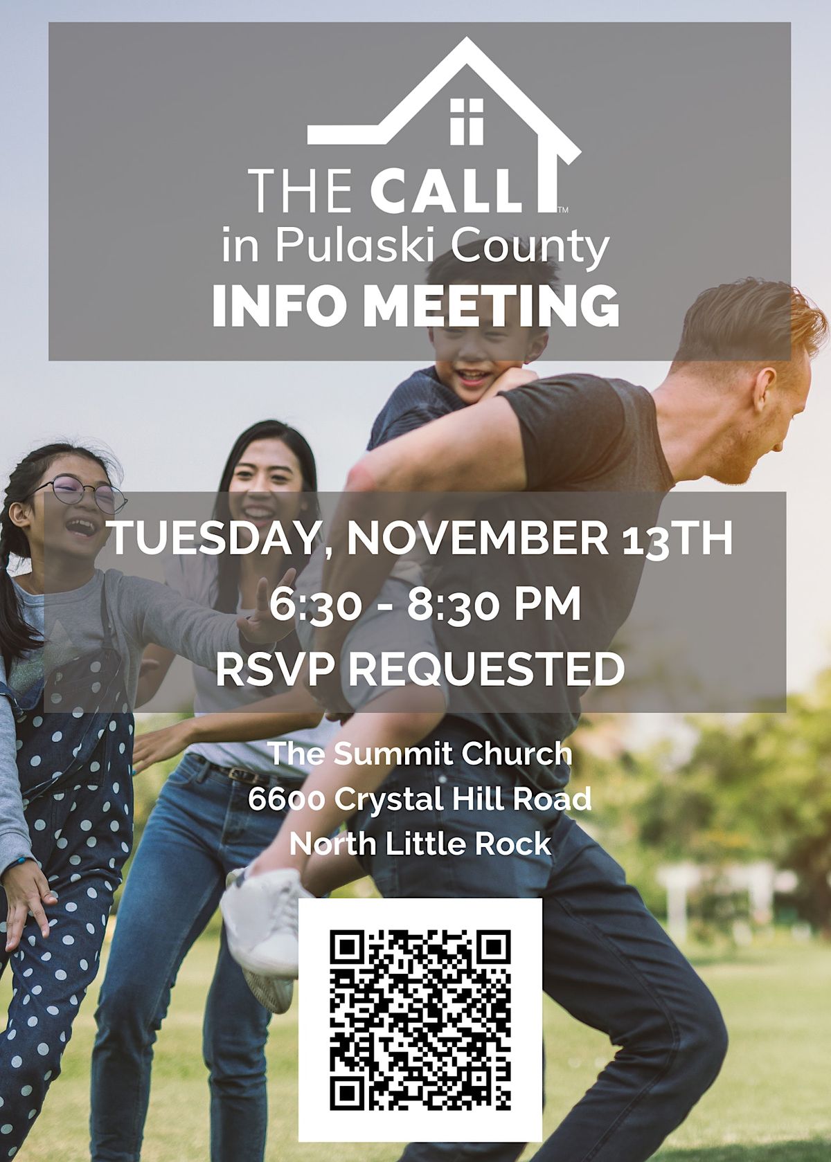 The CALL Information Meeting, The Summit Church, North Little Rock,  November 13 2023 | AllEvents.in