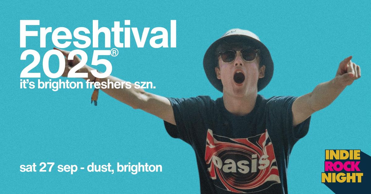 Indie Rock Night ∙ FRESHTIVAL 2025 | Brighton Freshers Party, 27 September | Event in Brighton | AllEvents