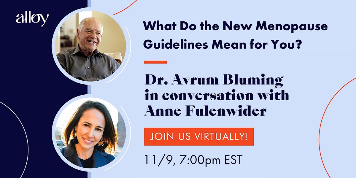 What Do the New Menopause Guidelines Mean For You?, November 9 2022 Online Event AllEvents.in