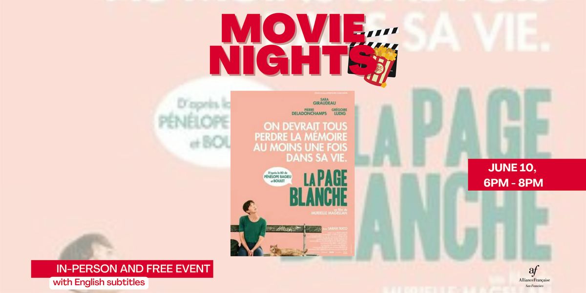 Movie Night : La Page Blanche (Eloise's Journey) - June 10th 2025, 10 June | Event in San Francisco | AllEvents