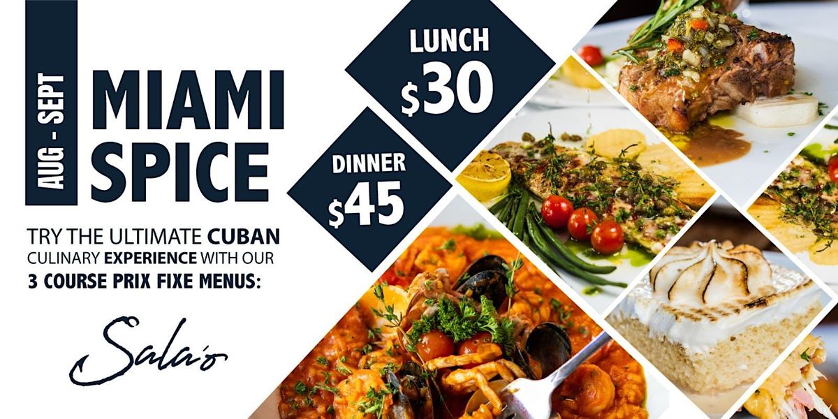 MIAMI SPICE 2025 AT SALAO RESTAURANT, Sala'o Cuban Restaurant & Bar