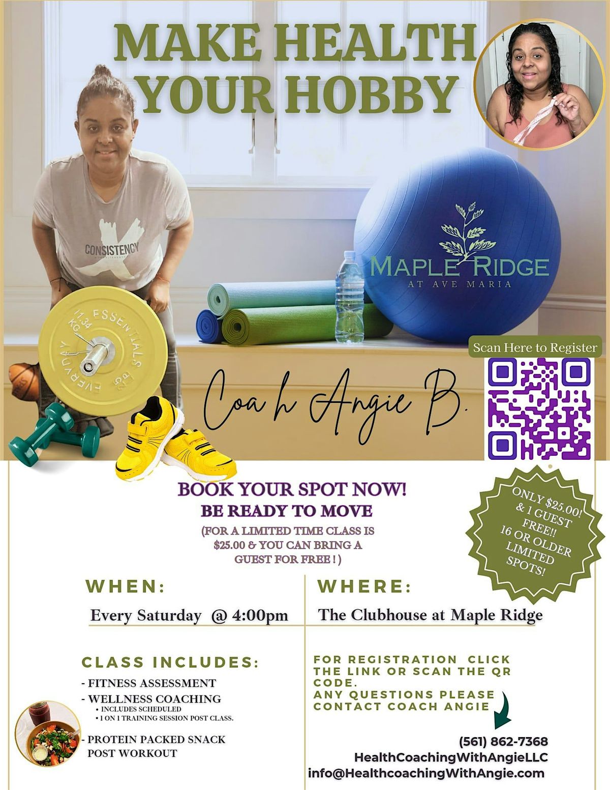 Making Health Your Hobby, Maple Ridge at Ave Maria, Alonza Avenue, Ave ...