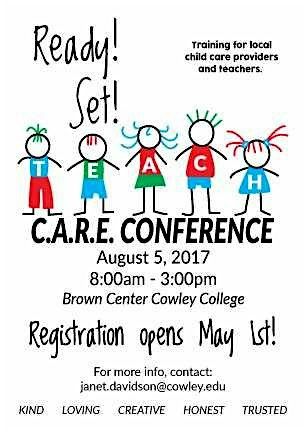 Cowley C.A.R.E.S. Conference Spring 2024, Cowley College- Brown Center,  Arkansas City, 20 April 2024 | AllEvents.in