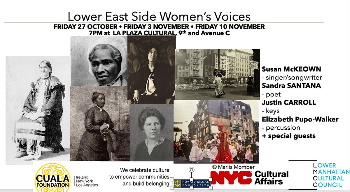 Lower East Side Womens Voices, La Plaza Cultural, New York, November 10