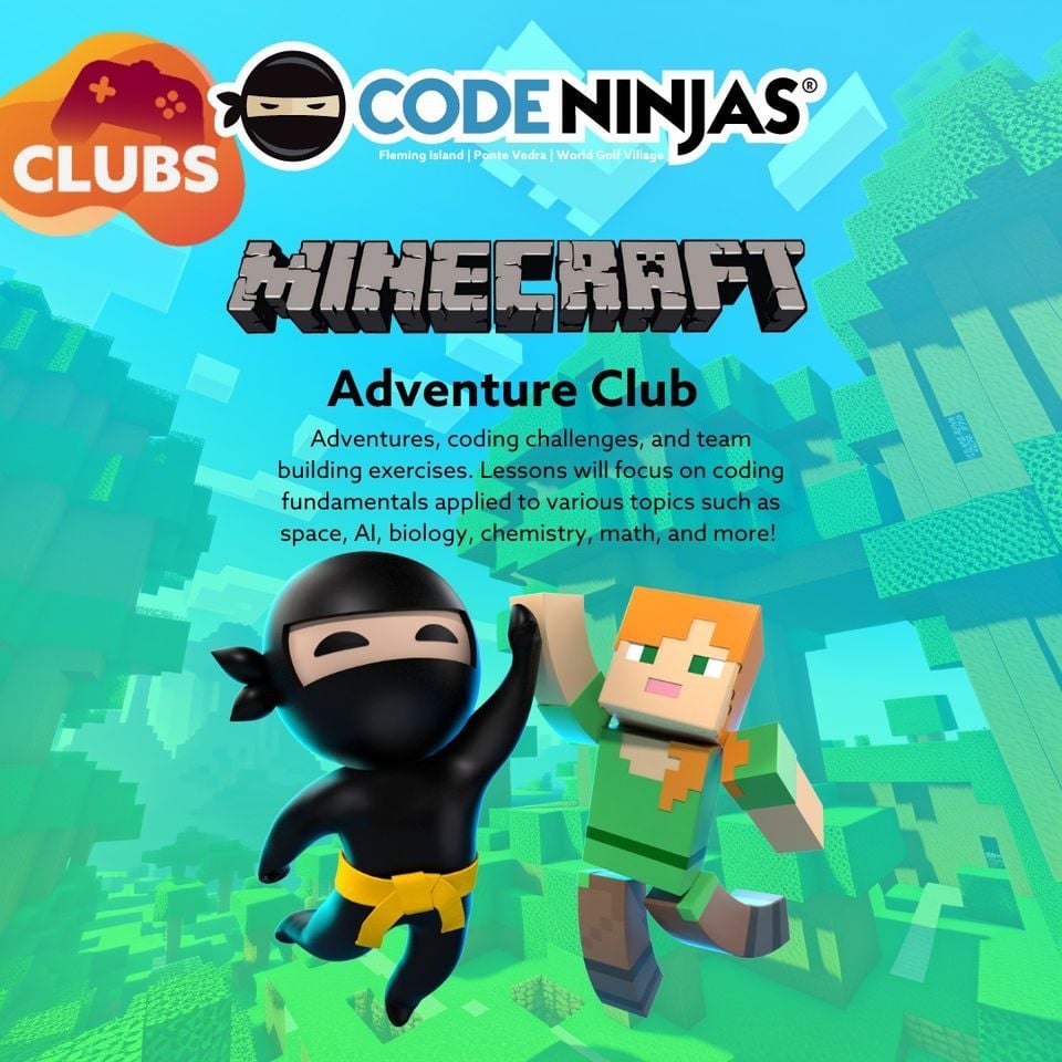 Minecraft Adventure Club, Code Ninjas - Fleming Island (Fleming Island ...
