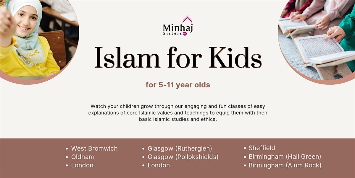Islam for Kids Classes | Oldham | Event in Oldham | AllEvents