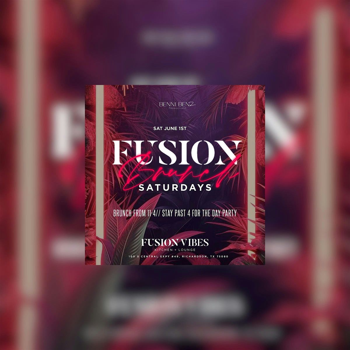 Fusion Brunch Saturdays | Event in Richardson | AllEvents