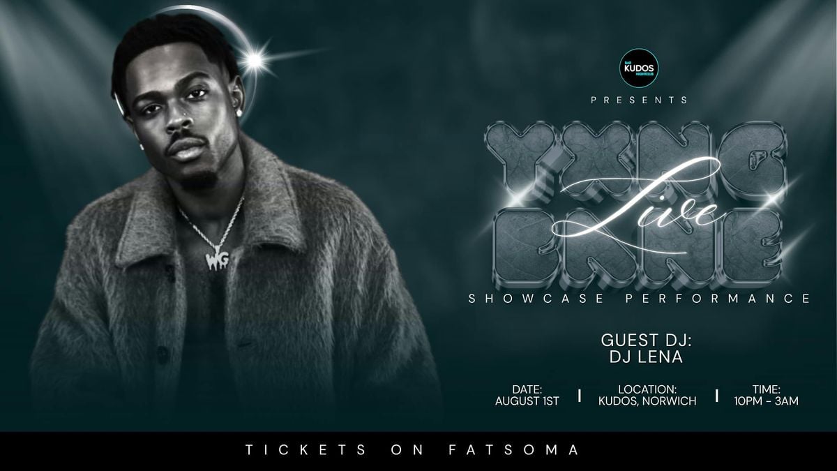 KUDOS PRESENTS: YXNG BANE LIVE PERFORMANCE, 1 August | Event in Norwich | AllEvents